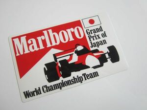 Marlboro マルボロ ワールド チャンピオンシップ 日本グランプリ タバコ ステッカー/デカール 自動車 スポンサー S87