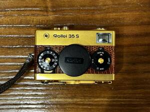 【美品】Rollei 35 S Gold ローライ ゴールド キャップ付き　カメラ店にて調整整備済