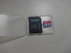 美品 SanDisk Ultra microSDカード microSDXC 128GB クラス10 UHS-I アダプター付