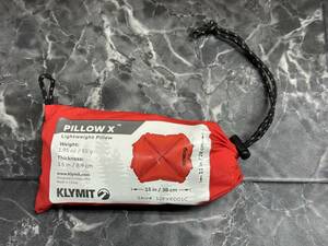 【未使用/アウトドア用品】KLYMIT PILLOW X クライミット ピロー エア枕