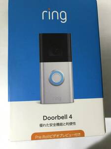 【新品 未開封】Amazon　Ring Video Doorbell 4