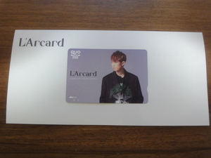 非売品★L'Arcard特典 QUOカード第3弾 yukihiro★ラルカード L'Arc～en～Ciel ラルクアンシエル L'Arc-en-Ciel hyde tetsuya ken yukihiro