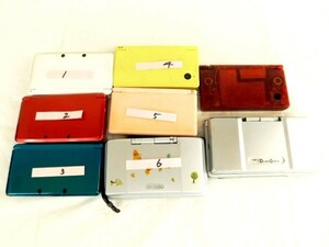 M408★3DS DS DS lite Nintendo 8点 CTR-001 NTR-001 TWL-001 USG-001 ホワイト系 レッド系 ブルー系 イエロー系★送料550円〜