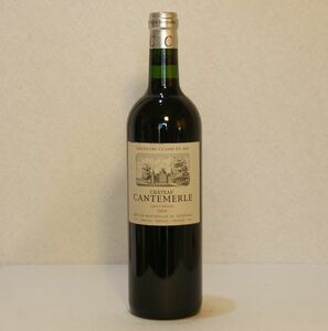 （赤ワイン）シャトー・カントメルル２００８（ラベル傷）Chateau Cantemerle Haut-Medoc 13% 750ml フランス　f784