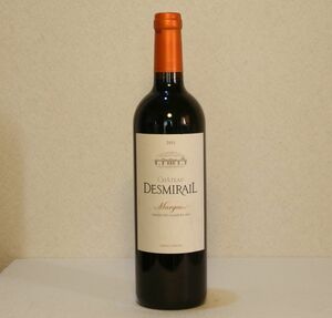 （赤ワイン）シャトー・デスミライユ２０１１（ラベル汚れ）Chateau Desmirail Margaux 13% 750ml フランス　f762