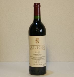 （赤ワイン）アリオン２０１１　Vega Sicilia Alion Ribera del Duero 14.5% 750ml スペイン　f781