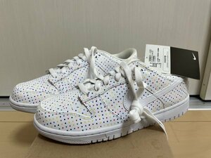  Nike Dunk NIKE DUNK LOW GS(WHITE/DOT)atmos 6.5Y 24.5cm 309601 127 new goods unused multi dot lady's a Tomos atmos