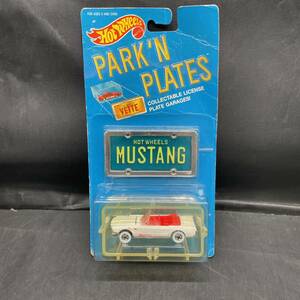 当時物 未開封 1988 Hot Wheels PARK'N PLATES 1965 フォード マスタング コンバーチブル ミニカー ホットウィール FORD MUSTANG