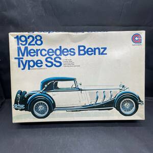 当時物 未組立 学研 1/16 1928 メルセデス ベンツ タイプSS カブリオレ プラモデル GAKKEN Mercedes Benz Type SS