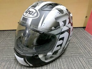 Arai HELMET SNELL RX-7 RR5 フルフェイスヘルメット ホワイト 57 58cm アライ 1円~　S2586