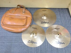 AVEDIS ZILDJIAN ZBT PLUS 14”/36cm Max Hat Top Bottom 16”/40cm Medium Thin Crash シンバル 3枚セット ジルジャン 1円~　S2681