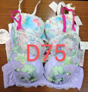 ブラジャー　D75 3枚セット 