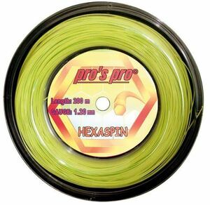 pro's pro HEXASPIN(ライム) 1.20mm 200m テニスロールガット