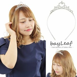  Princess Tiara Katyusha Kids child hair accessory Heart dressing up lovely wedding Halloween silver 