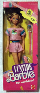 [1986] Веселое время кукла Барби с часами