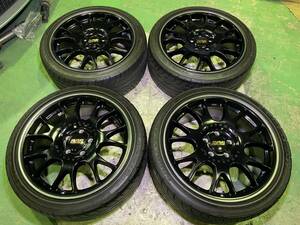 BBS Germany CH-R CHR motorsport 18インチ CH025 8J +50 PCD112 5H 4本セット アウディ ワーゲン BMW サテンブラック 鍛造キャップ