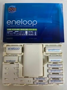 11B63 SANYO eneloop エネループ 電池・スペーサー付充電器セット NC-TGNO1 N-TGNO1-6ASET