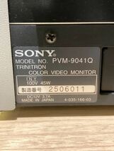 SONY PVM-9041Q トリニトロン9型ビデオモニター・ピクチャーモニター　放送機材 9インチ　9_画像5