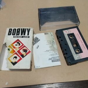 【中古】カセットテープ　ボウイ　BOOWY　インスタントラブ　INSTANT LOVE　再生未確認