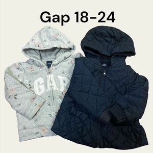 Gap パーカー ブルゾン　セット　ジップアップ スウェット グレー