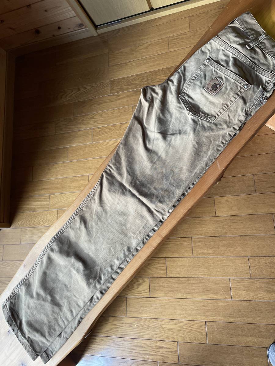 カーハートusedシングルコットンワークパンツレターパックプラス