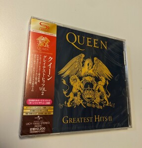 M 匿名配送　SHM-CD queen クイーン グレイテスト・ヒッツ VOL.2 4988005643339　ベスト　BEST