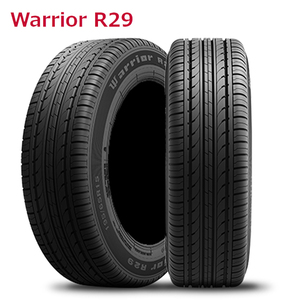 送料無料 ウォーリア サマータイヤ Warrior R29 165/60R14 75T 【4本セット 新品】