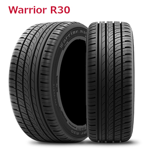 送料無料 ウォーリア サマータイヤ Warrior R30 225/60R16 98H 【4本セット 新品】