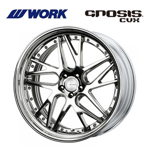 送料無料 ワーク GNOSIS CVX STEP RIM ミドルコンケイブ STANDARD Adisk 9J-21 +33～－19 5H-120 【1本単品 新品】