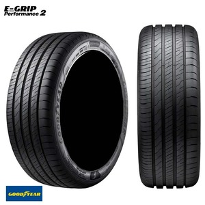 送料無料 グッドイヤー コンフォートタイヤ GOODYEAR EfficientGrip Performance2 225/55R17 101W XL 【2本セット 新品】