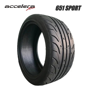 送料無料 アクセレラ サマータイヤ accelera 651 SPORT 651 スポーツ（TREADWEAR200） 265/35R18 93W 【2本セット 新品】