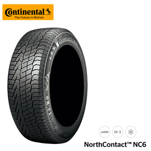 送料無料 コンチネンタル スタッドレスタイヤ Continental NorthContact NC6 235/55R18 104T XL 【2本セット 新品】