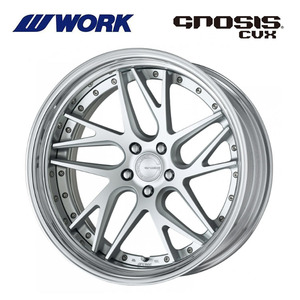 送料無料 ワーク GNOSIS CVX STEP RIM ディープコンケイブ DEEP RIM Wdisk 10.5J-20 +53～－39 5H-100 【2本セット 新品】