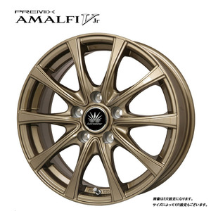 送料無料 プレミックス AMALFI V Jr 4.5J-14 +45 4H-100 (14インチ) 4H100 4.5J+45【2本セット 新品】