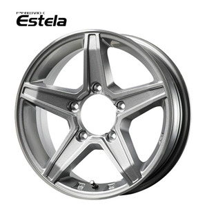 送料無料 プレミックス ESTELA 5.5J-15 +5 5H-139.7 (15インチ) 5H139.7 5.5J+5【4本セット 新品】