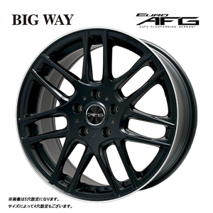 送料無料 ビッグウェイ EURO AFG 6.5J-16 +47 5H-112 (16インチ) 5H112 6.5J+47【1本単品 新品】