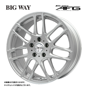 送料無料 ビッグウェイ EURO AFG 6.5J-16 +32 5H-112 (16インチ) 5H112 6.5J+32【4本セット 新品】