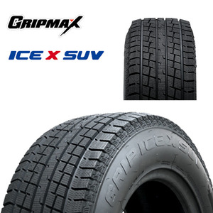 送料無料 グリップマックス スタッドレスタイヤ GRIP MAX GRIP ICE X SUV ブラックレター 155/80R14 88/86N 【1本単品 新品】