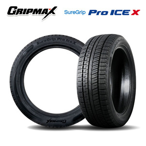 送料無料 グリップマックス スタッドレスタイヤ GRIP MAX SureGrip Pro ICE X BSW 265/55R20 113H XL 【2本セット 新品】