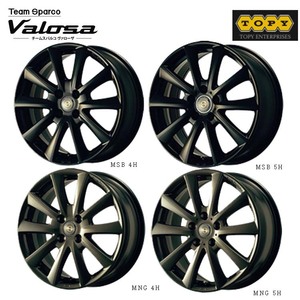 送料無料 トピー Team Sparco Valosa MNG 7.5J-18 +50 5H-112 (18インチ) 5H112 7.5J+50【1本単品 新品】