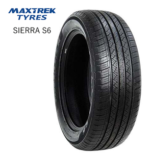 送料無料 マックストレック サマータイヤ MAXTREK SIERRA S6 シエラ S6 265/60R18 110H 【2本セット 新品】