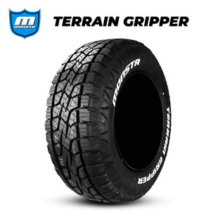 送料無料 モンスタタイヤ ホワイトレター MONSTA TYRES TERRAIN GRIPPER テレーングリッパー 285/70R17 121/118R RWL 【4本セット 新品】