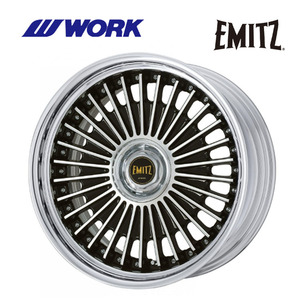 送料無料 ワーク EMITZ STANDARD Adisk 10J-20 +55～－27 5H-114.3 (20インチ) 5H114.3 10J+55～－27【2本セット 新品】