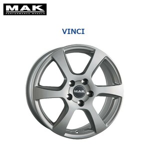 送料無料 阿部商会 MAK VINCI 7J-17 +50 5H-108 (17インチ) 5H108 7J+50【4本セット 新品】