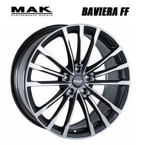 送料無料 阿部商会 MAK BAVIERA FF 8J-18 +30 5H-112 (18インチ) 5H112 8J+30【4本セット 新品】