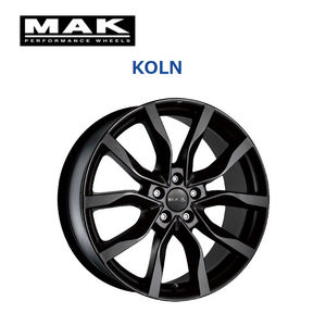 送料無料 阿部商会 MAK KOLN 7J-17 +38 5H-114.3 (17インチ) 5H114.3 7J+38【2本セット 新品】