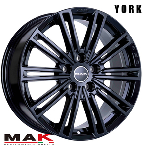 送料無料 マック YORK 8J-18 +45 5H-120 (18インチ) 5H120 8J+45【1本単品 新品】