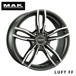 送料無料 マック LUFT FF 8J-18 +34 5H-120 (18インチ) 5H120 8J+34【1本単品 新品】