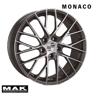 送料無料 マック MONACO 11J-19 +50 5H-130 (19インチ) 5H130 11J+50【1本単品 新品】