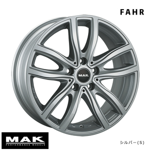 送料無料 マック FAHR 7.5J-17 +27 5H-112 (17インチ) 5H112 7.5J+27【1本単品 新品】